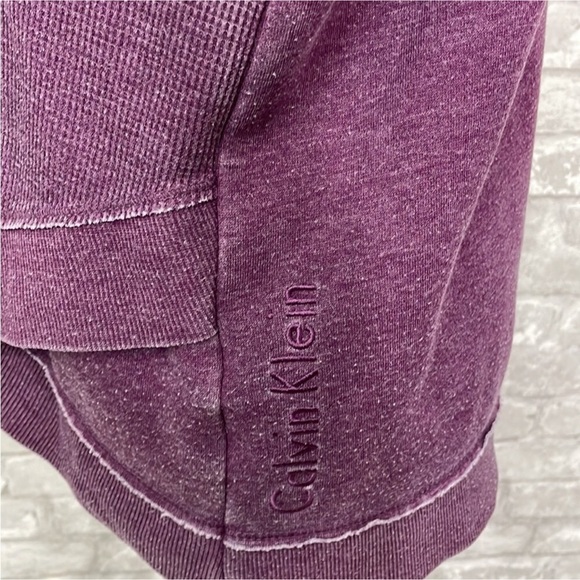 Calvin Klein Purple Cowlneck Sweatshirt - Picture 4 of 6